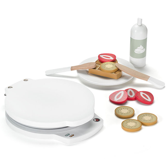 Kids Concept Waffle iron Bistro white wood 1000338
