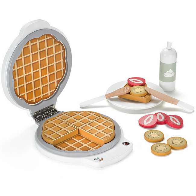 Kids Concept waffle iron Bistro white wood 1000338 - Rocket Toys