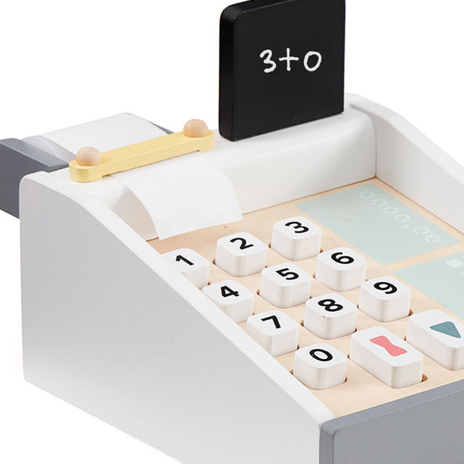 Kids Concept Wooden cash register Bistro white 1000259