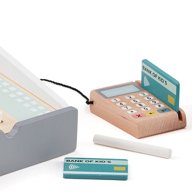 Kids Concept Wooden cash register Bistro white 1000259
