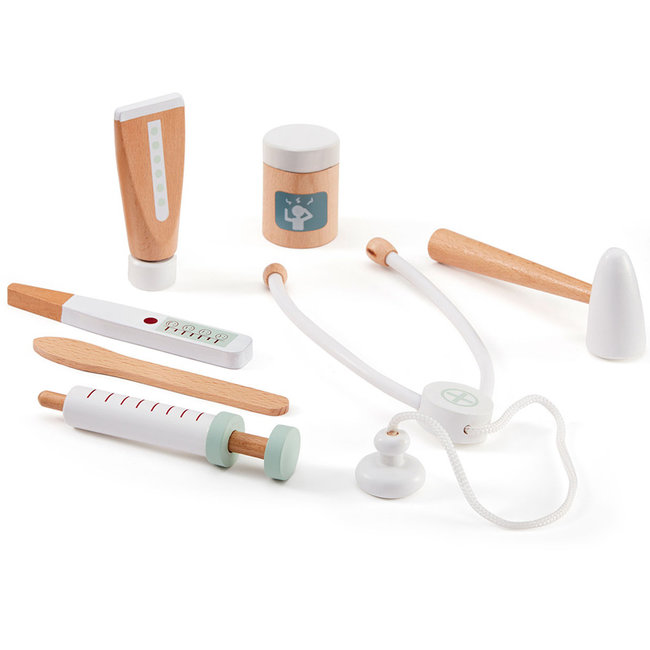 Kids Concept Dokterskoffertje speelgoed set wit 1000257
