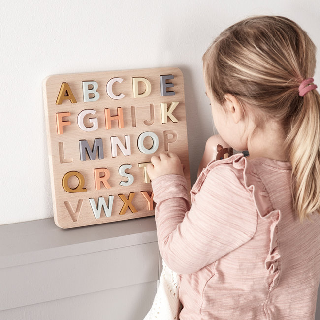 Kids Concept Houten alfabet puzzel 1000164