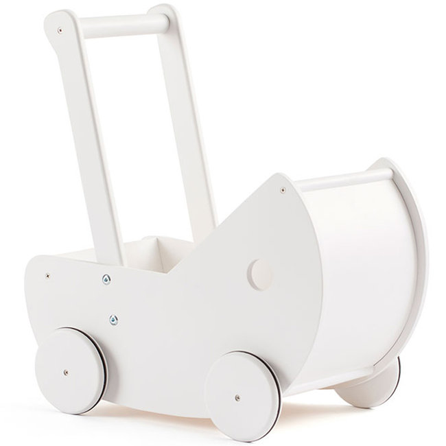 Kids Concept Puppenwagen mit Bettgarnitur weiß 1000404