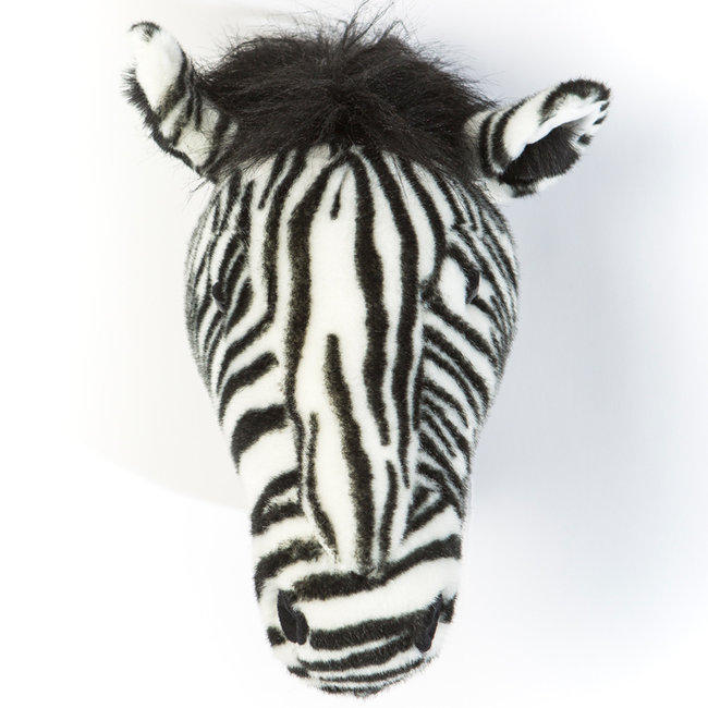 Wild and Soft Zebra dierenkop pluche Daniel