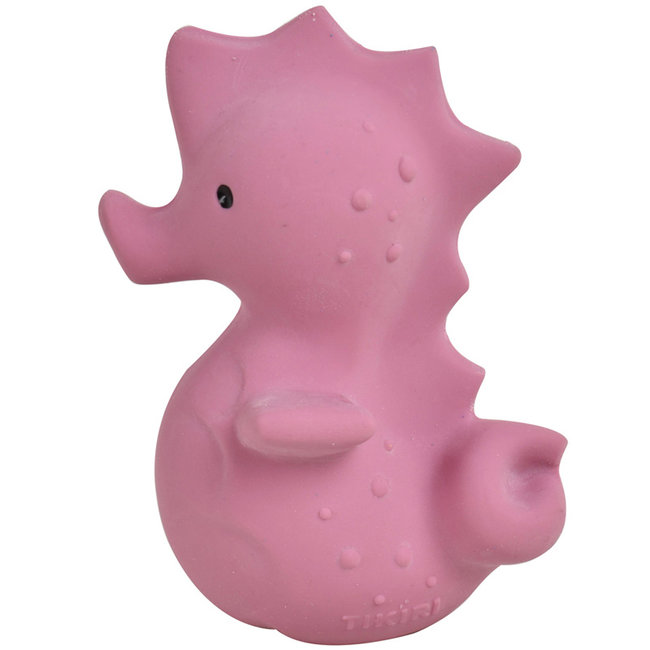 Tikiri Sea horse bath toy and rattle pink