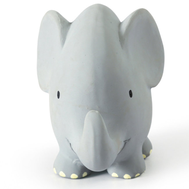 Tikiri Elefant Badspielzeug und Rassel Grau