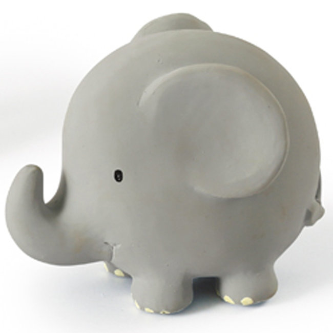 Tikiri Elephant bath toy and rattle grey