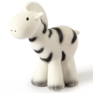 Tikiri Zebra bath toy and rattle white