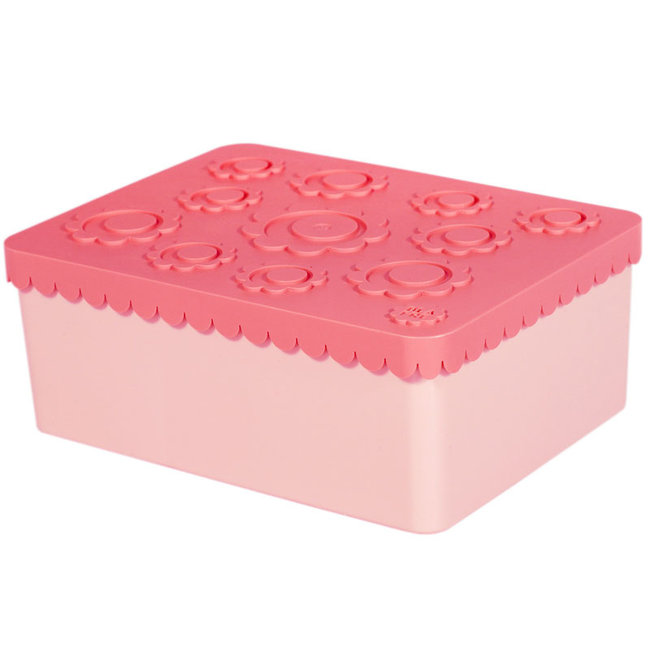 Blafre roze bloemen | Lunchbox met vakjes - Toys
