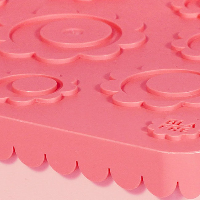 Blafre Brotdose Rosa mit Fächer