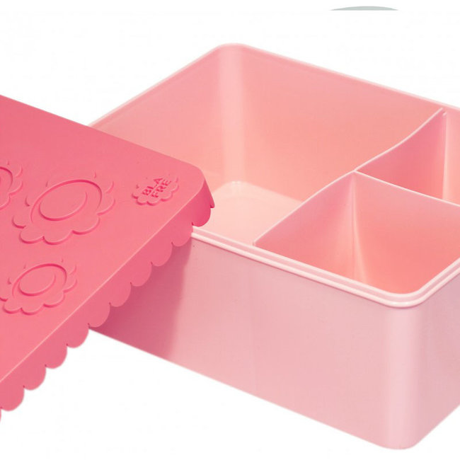 Blafre Lunch box pink with compartments