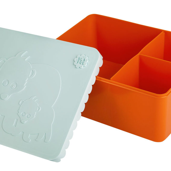 Blafre Lunch box blue compartments