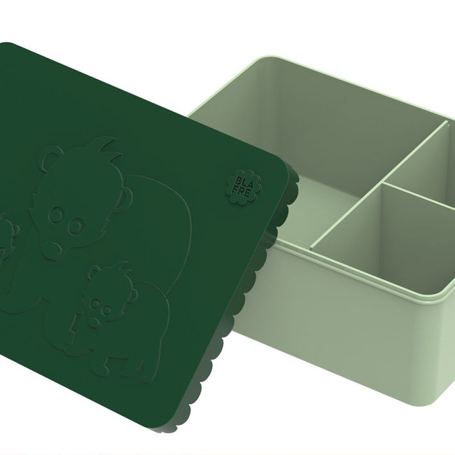 Blafre Broodtrommel groen met vakjes