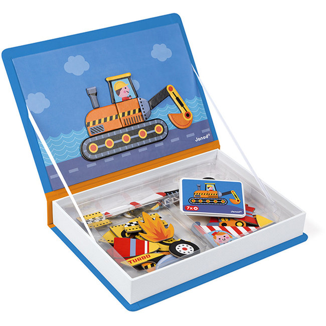 Janod Magneti'Book racers 50 pieces