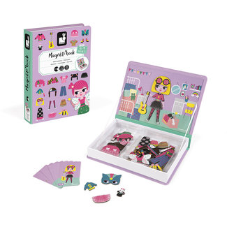 Janod Magneetboek verkleedfeest meisjes Janod Magneetboek verkleedfeest meisjes