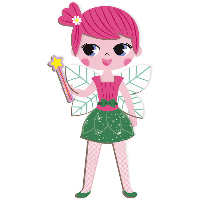 Janod Magneti'Book girl's costumes 46 Pieces