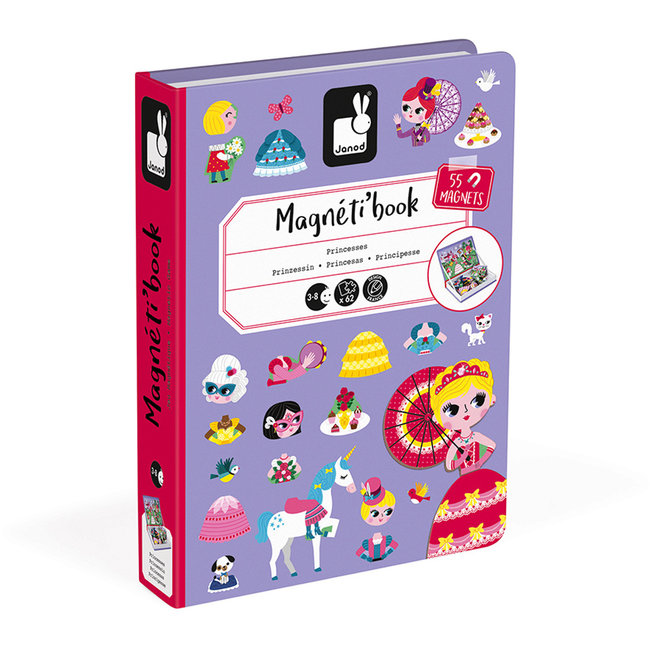 Janod Magneti'Book Princesses 55 Pieces