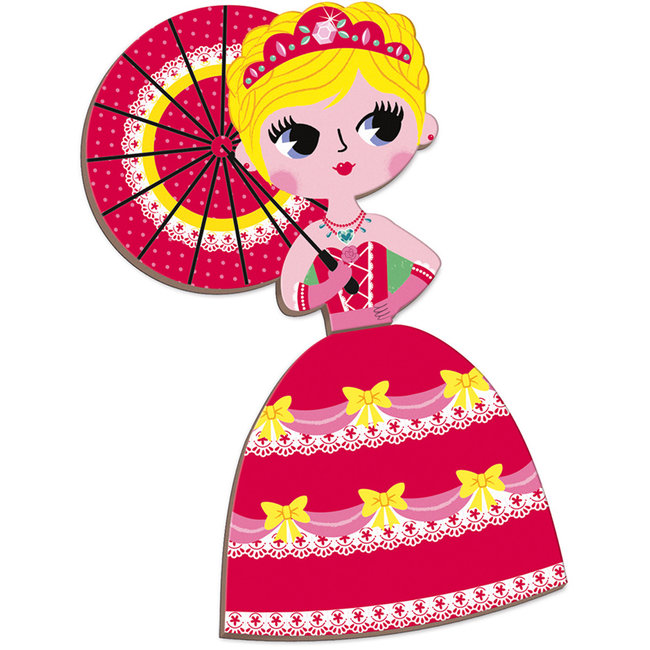 Janod Magneti'Book Princesses 55 Pieces