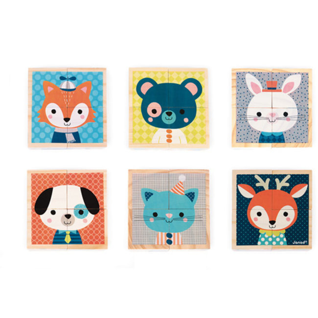 Janod My first blocks forest portraits