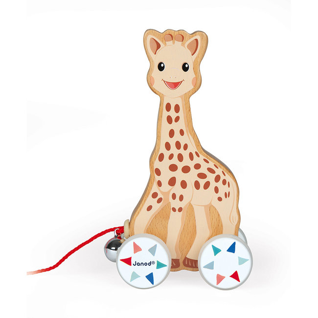 Janod Sophie de Giraffe Pull-allong toy wood