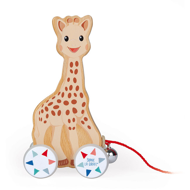 Janod Sophie de Giraffe Nachziehtiere aus Holz