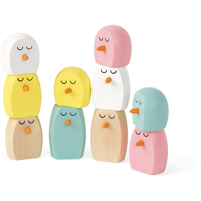 Janod Balancing game flamingo wood