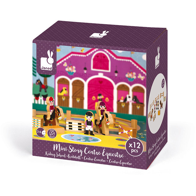 Janod Manege Mini Story hout 12 stuks