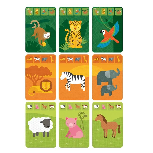 Petit Collage Card game animals