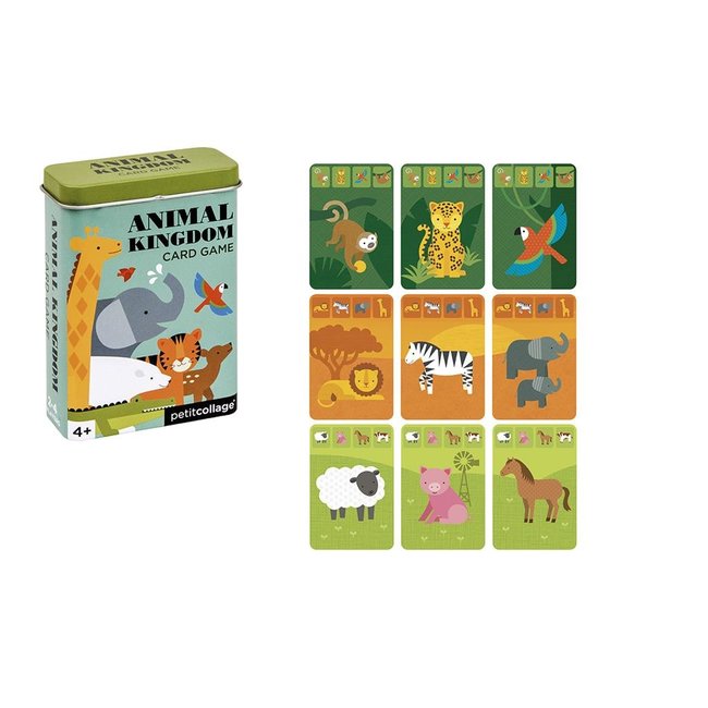 Petit Collage Quartett Kartenspiel Tiere