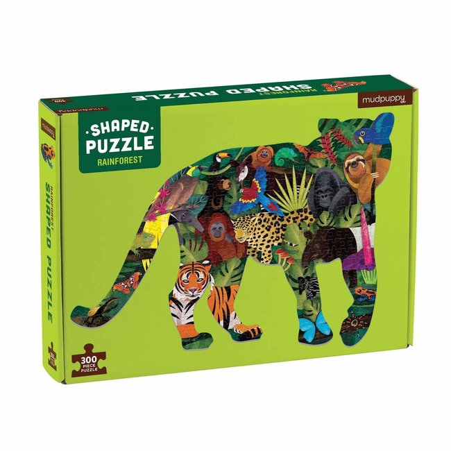 Mudpuppy Shaped Puzzle rainforest  300 Teile 7 Jahre+
