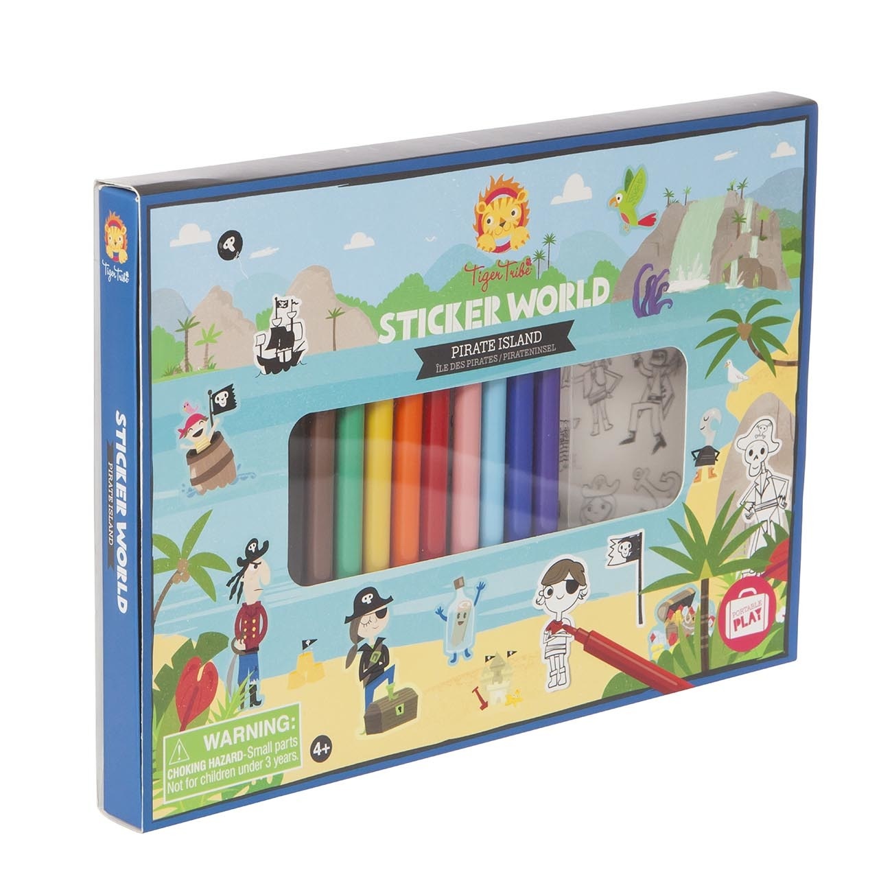 Buurt Bijwonen Verbergen Tiger Tribe Sticker Wereld Piraten | Speelgoed voor onderweg - Rocket Toys