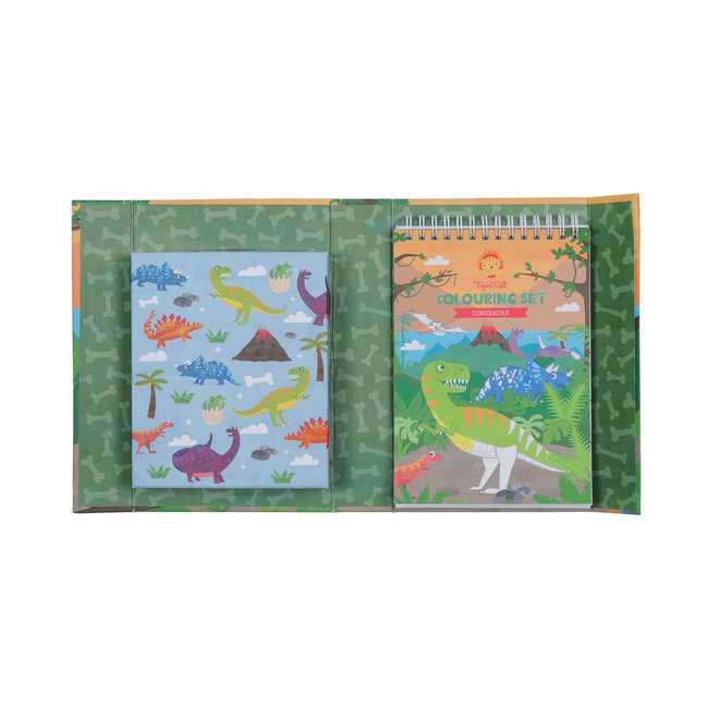 Tiger Tribe Colouring set Dinosaur