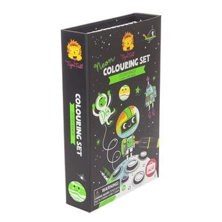 Tiger Tribe Neon Colouring set Outer Space