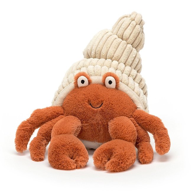 Jellycat Herman Hermit Krebs in Muschel Orange 29 cm