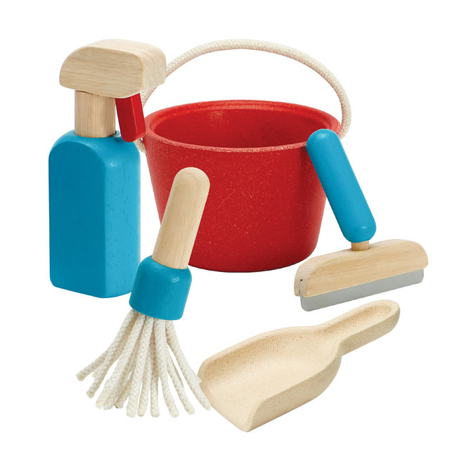 PlanToys Schoonmaakset Speelgoed Hout 3498