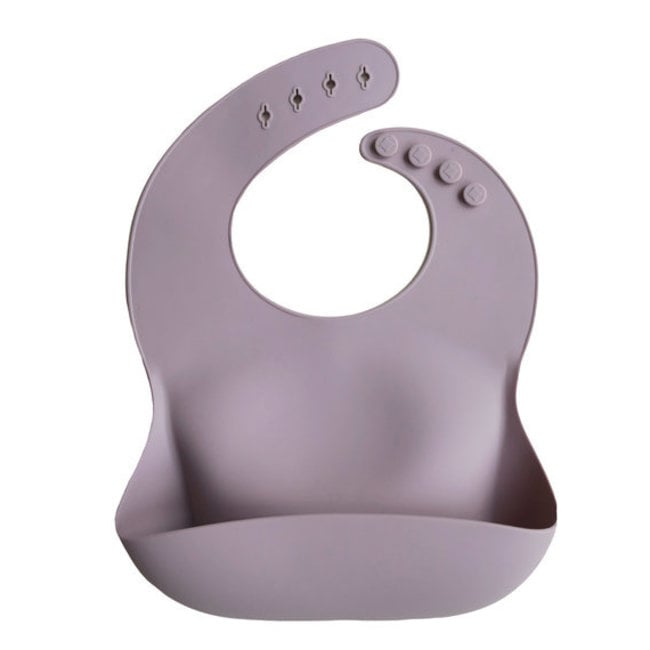 Mushie Silicone Bib Pale Mauve