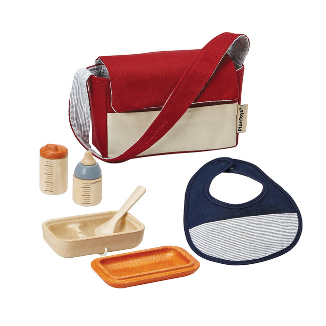 PlanToys Poppen Eetset 3499