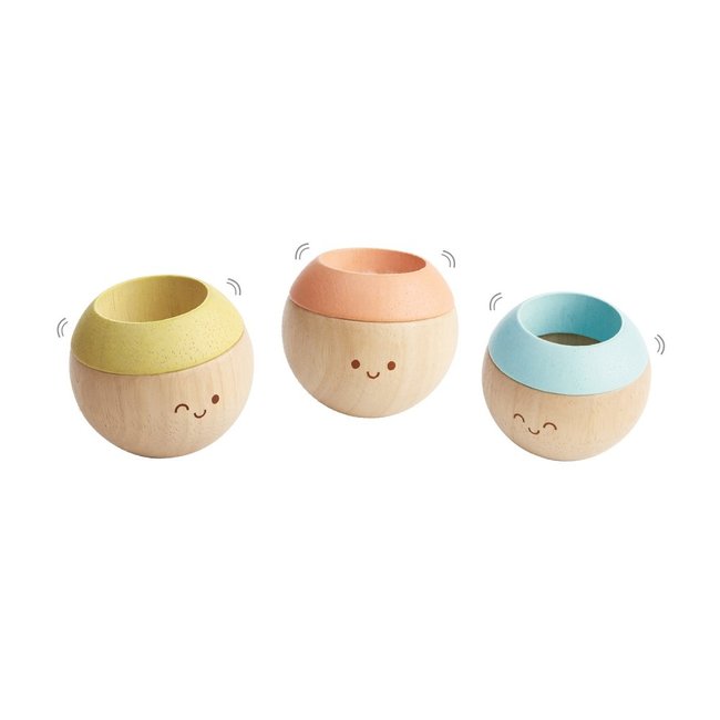 PlanToys Sensory Tumbling Wood Pastel 5258