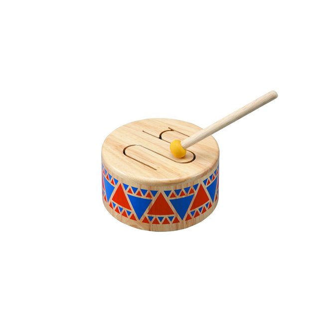 PlanToys Trommel Solid Drum Hout 6404