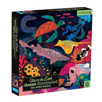 Mudpuppy Glow in the dark Puzzle Oceaan 500 pc.