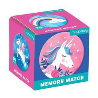 Mudpuppy Mini Memory game unicorn