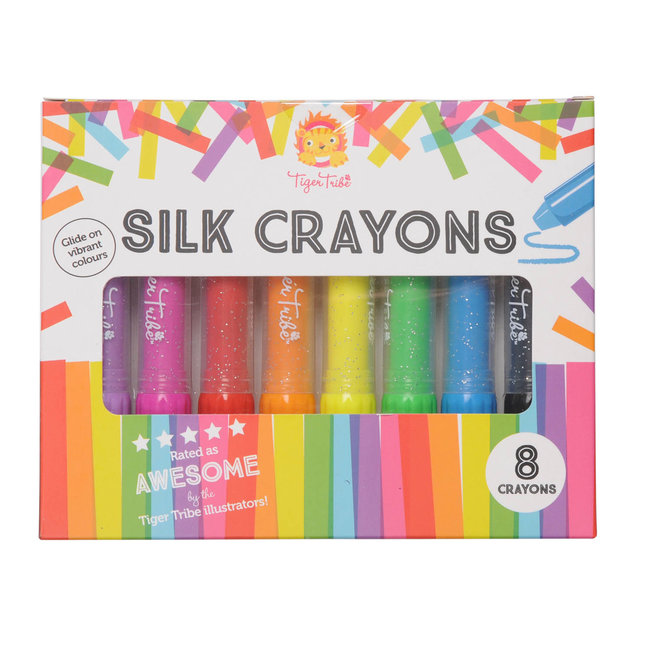 Tiger Tribe Silk Crayons 8 pc.