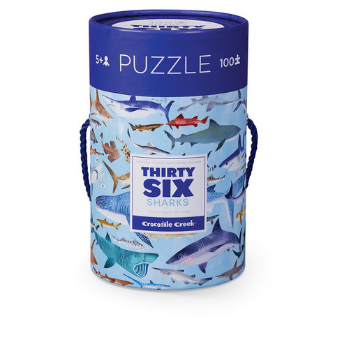Crocodile Creek Puzzle 36 Sharks 100 pc. Crocodile Creek Puzzle 36 Sharks 100 pc.