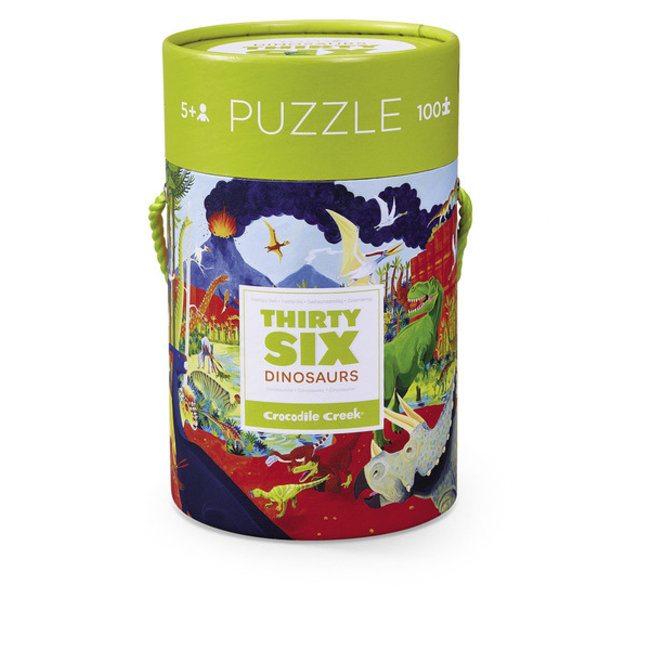 Crocodile Creek Puzzels Puzzel 36 Dino's 100 st. 5 jaar+