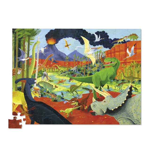 Crocodile Creek Puzzels Puzzel 36 Dino's 100 st. 5 jaar+