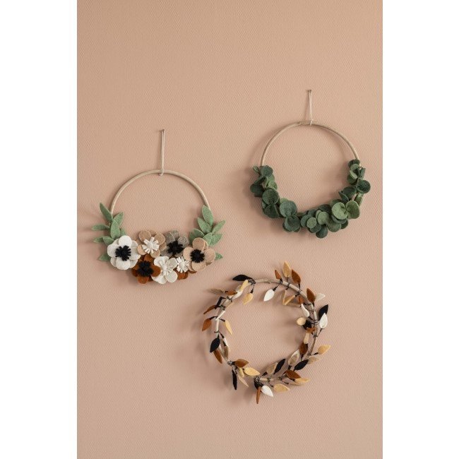 KidsDepot Flower Hoop Leaves Krans