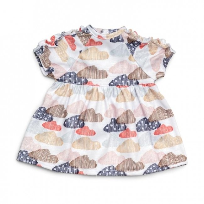 Skrallan Puppenkleid Wolken