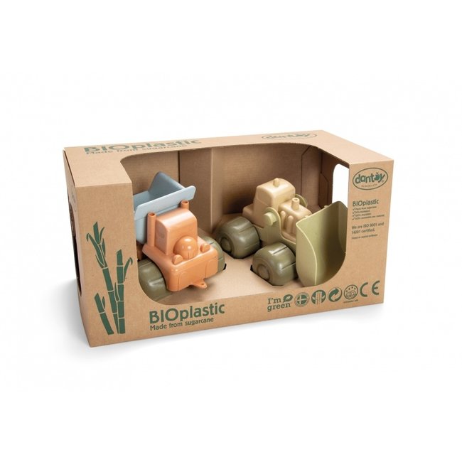 Dantoy Bouwvoertuigen Set Bioplastic