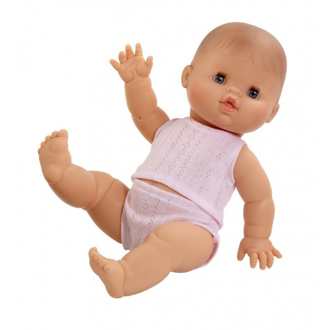 Paola Reina Doll Gordi With Pink Underwear Girl 34 cm