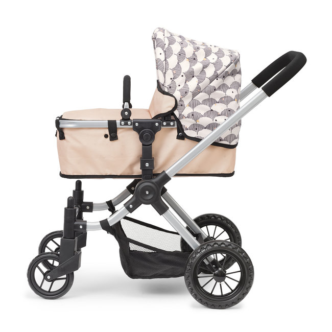 Skrallan Poppenwagen 3-in-1 Roze